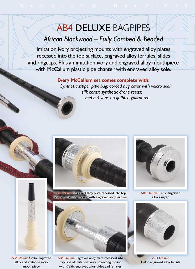 McCallum AB4 Deluxe Bagpipes