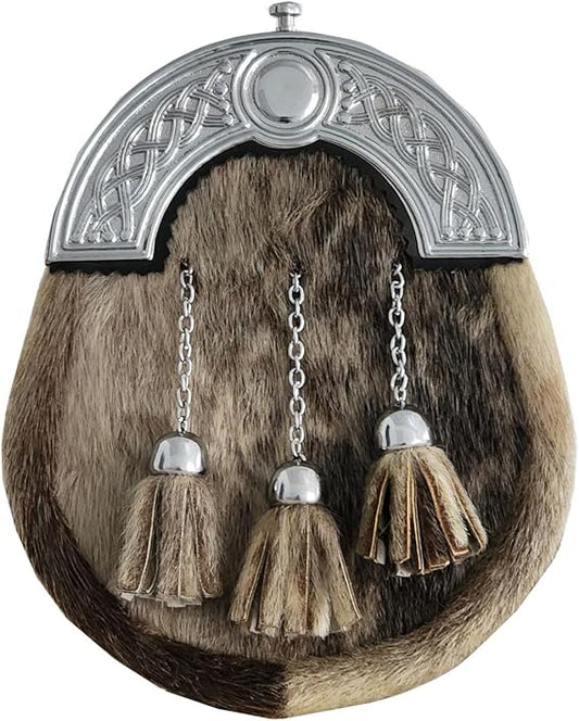 Pipe Band Sporran - Seal Skin