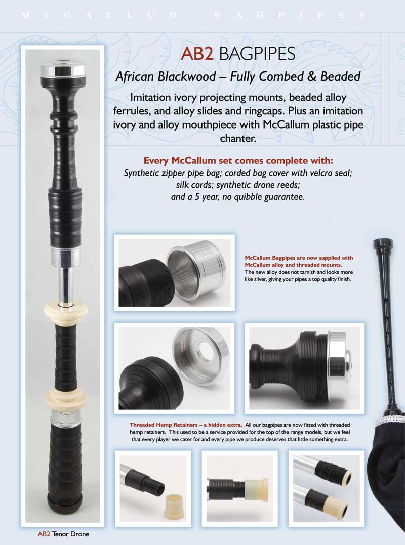 McCallum AB2 Bagpipes