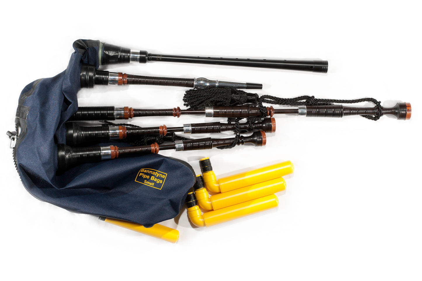 McCallum Folk Pipes - Wood/Engraved